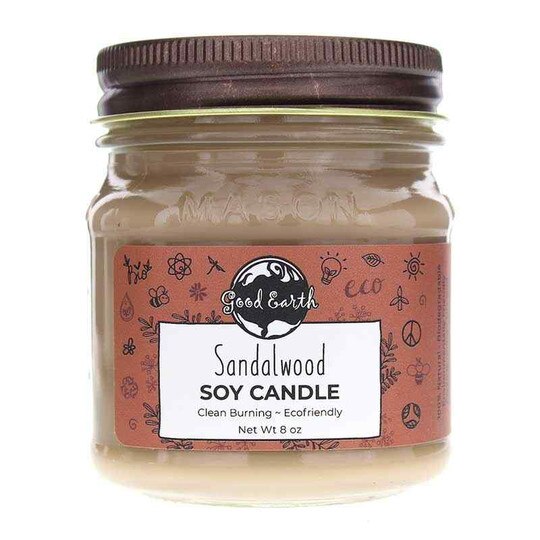 Mason Jar Soy Candle, GOE